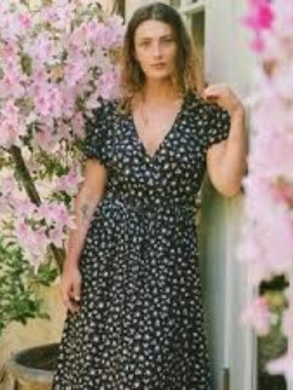 Christy Dawn Simple Dawn Dress in Night Rosette